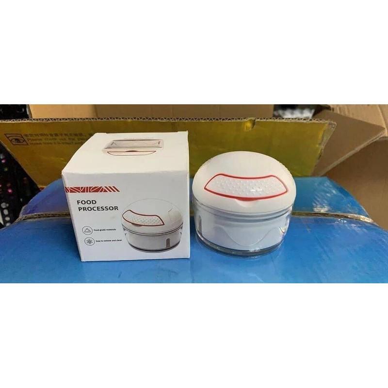 Máy xay tỏi ớt cầm tay MINI FOOD CHOPPER tiện dụng màu trắng