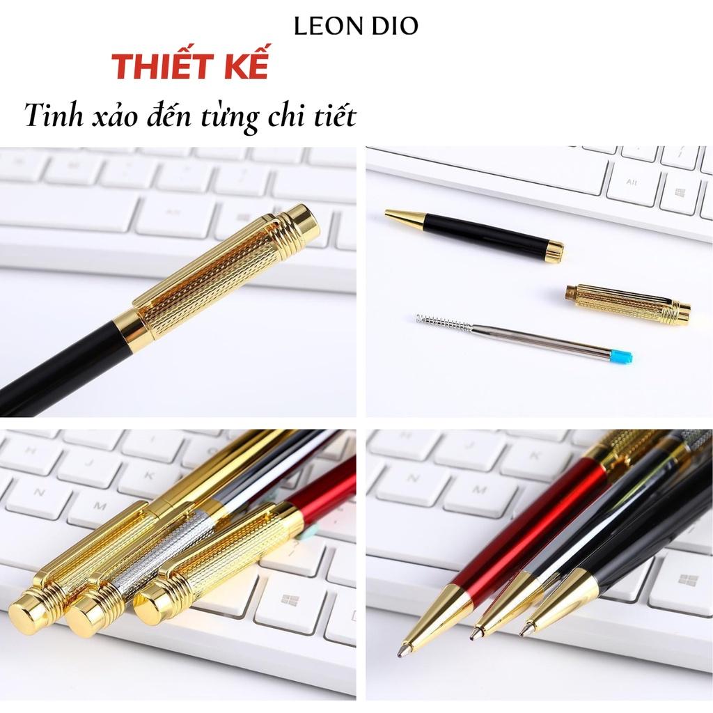 Bút Ký Tên, Viết Kí Bi Xoay Khắc Chữ Theo Yêu Cầu Primal Mentalen LD004 - Ngòi 1.0mm, Quà Tặng Cao Cấp - Trắng