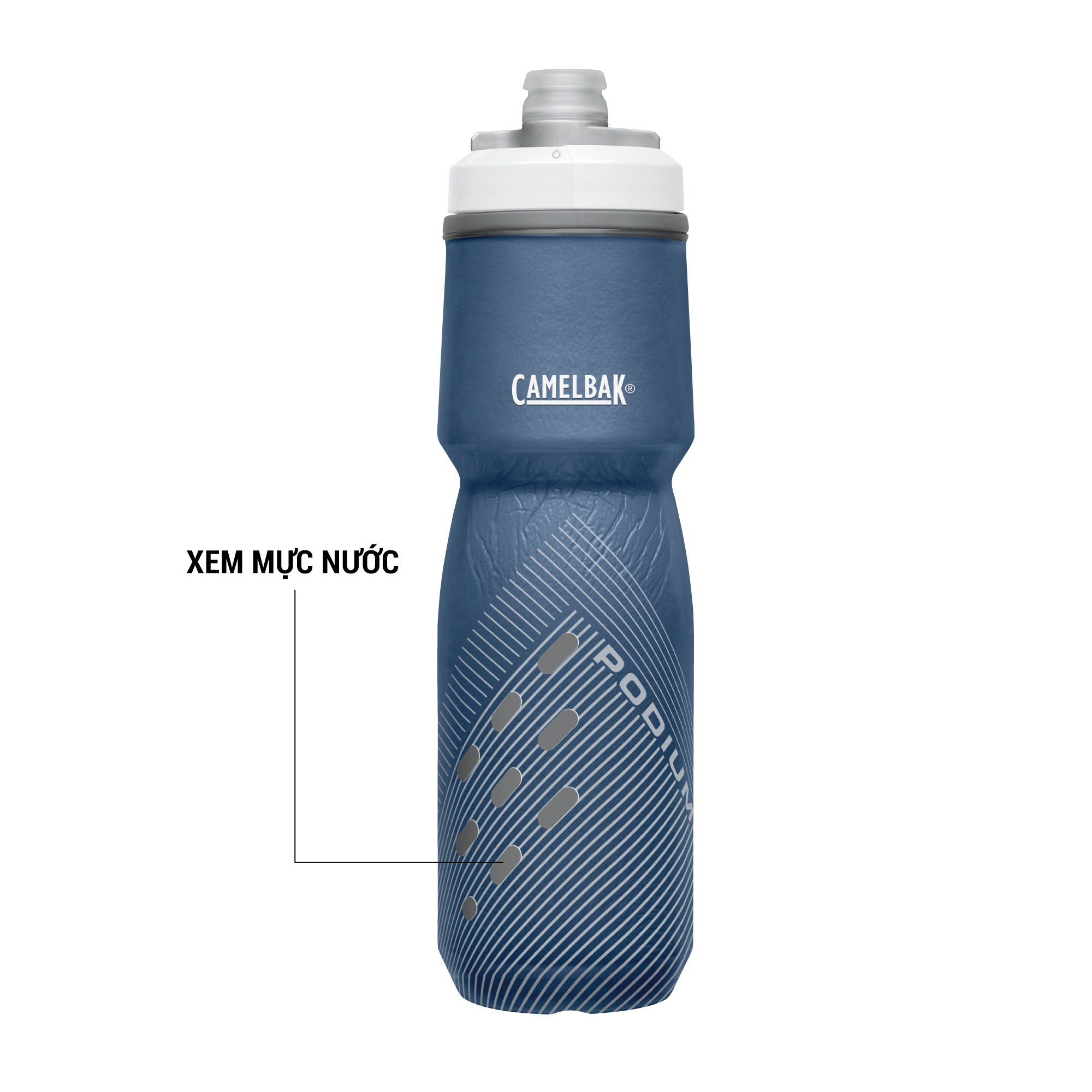 Bình Nước Xe Đạp Thể Thao Cách Nhiệt Camelbak Podium Chill 710ml