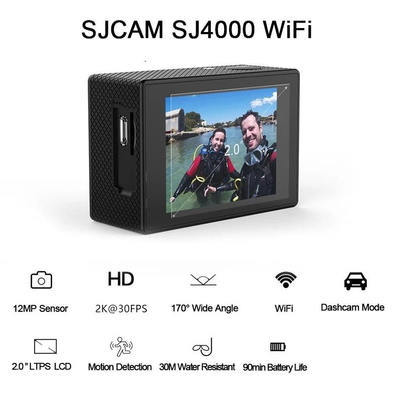 SJCAM SJ4000/ SJ4000AIR/ SJ4000 WIFI 1080P 2.0 LCD Full HD Camera hành động Camera thể thao chống nước Camera thể thao DV