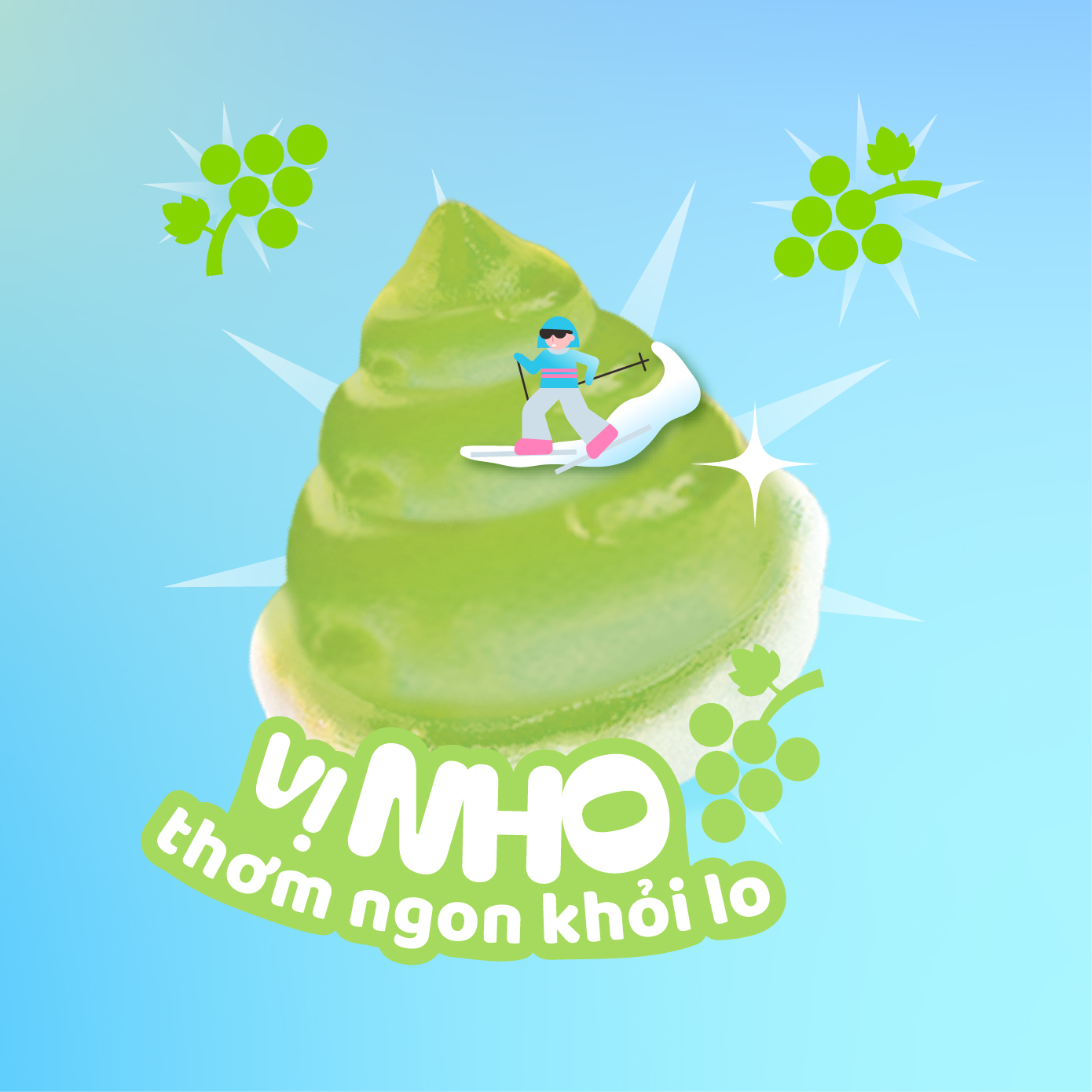 Kẹo dẻo Zoo kem tuyết túi 25g (3kg)