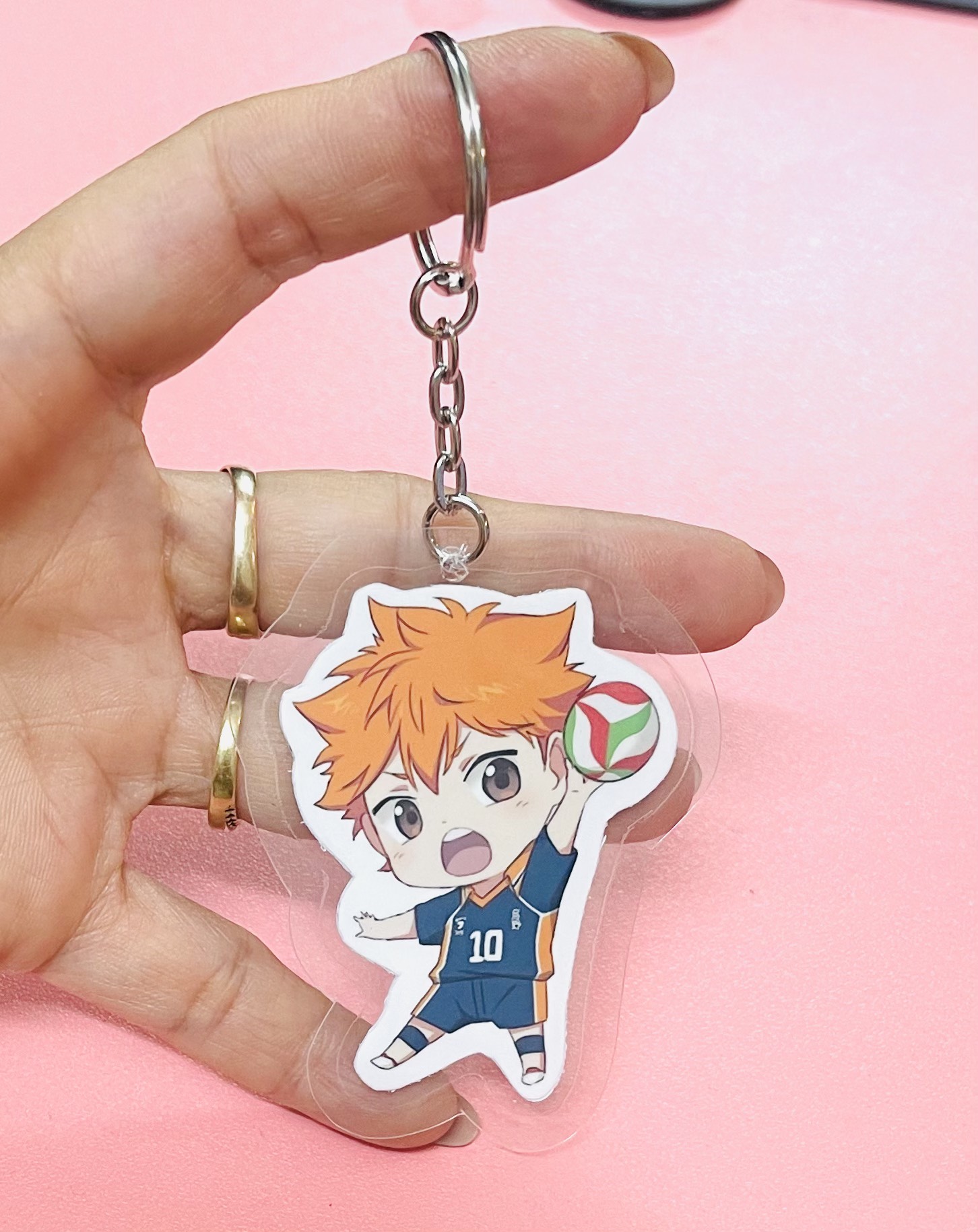 Set 3 Móc khóa cắt tỉa Haikyuu-Hinata Shouyou