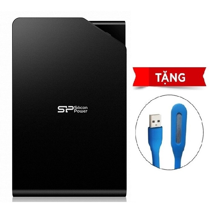 Ổ Cứng Di Động Silicon Power Stream S03 1TB - Hàng Chính Hãng + Tặng kèm Đèn Led