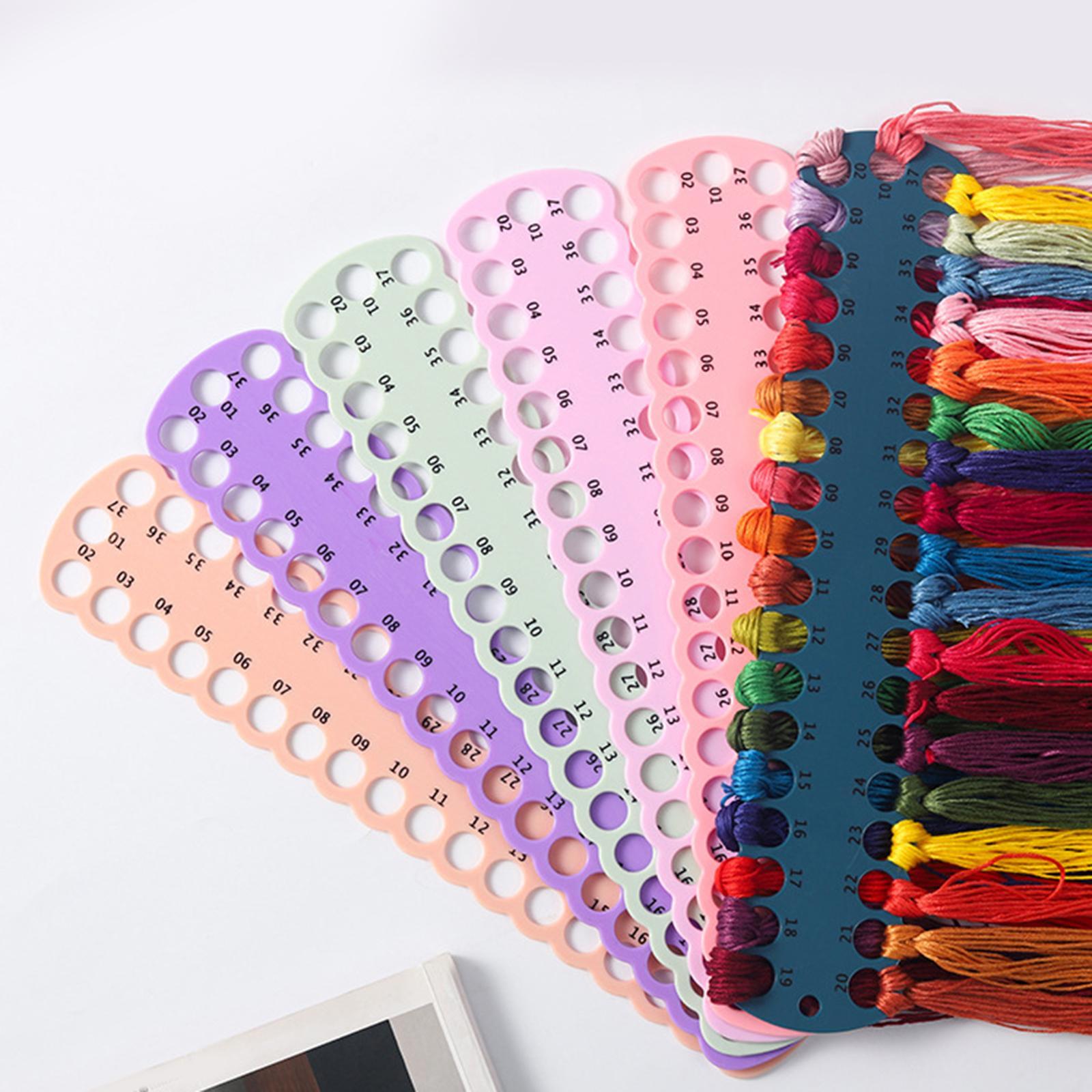 6Pcs Embroidery Floss Organizer Cross Stitch Threads Holder Storage Tool Accs
