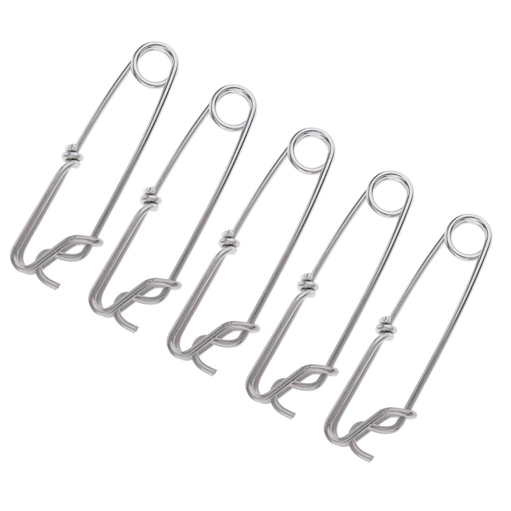 Móc Câu Cá Bằng Thép Không Gỉ - Tùy Chọn Số Lượng & Kích Thước