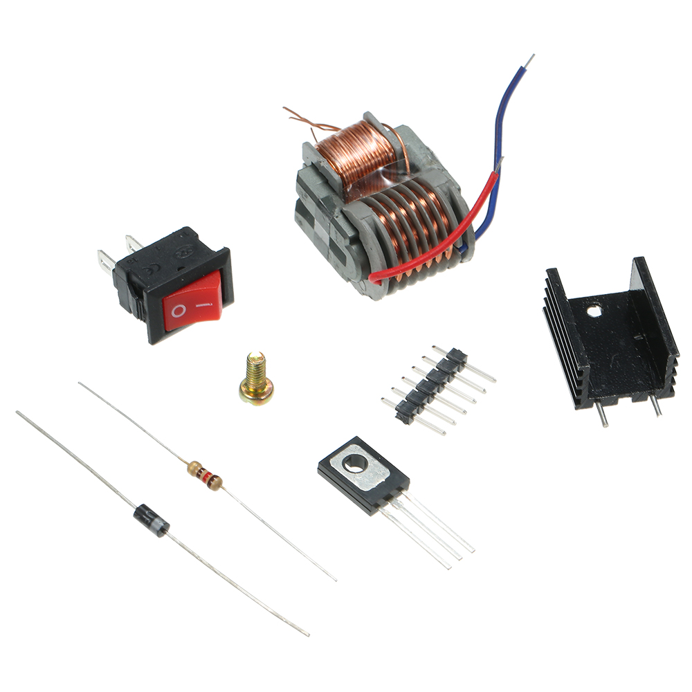 Máy Biến Áp Điện Tần Số Cao 15kv Đánh Lửa Hồ Quang DC Và Bộ Biến Tần 3.7v DIY