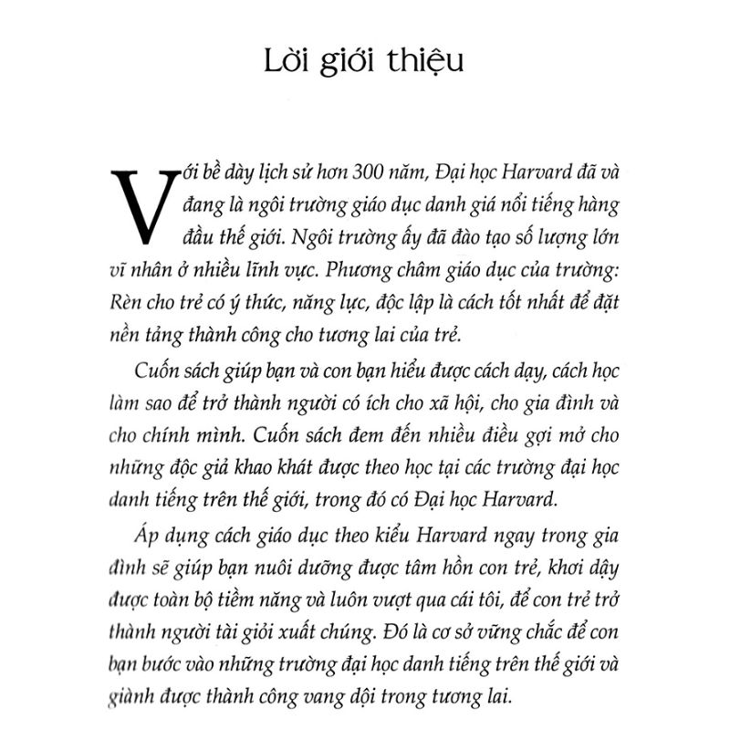 Giáo Dục Thành Công Theo Kiểu Harvard Tập 2