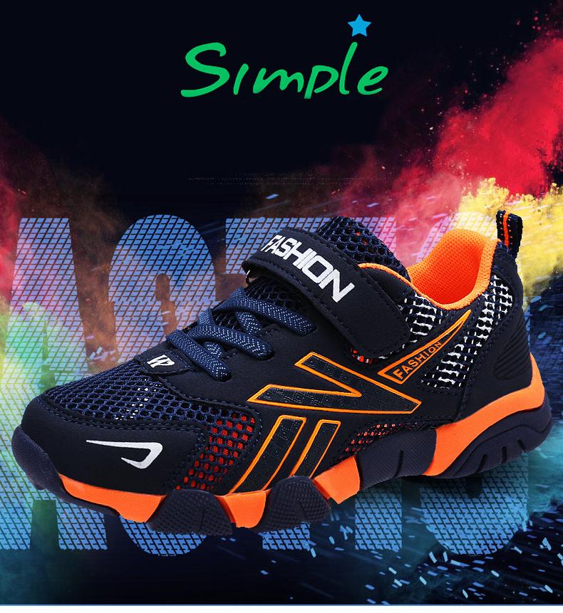 Trẻ em thoáng khí một đôi giày thể thao mùa hè Color: Blue Shoe Size: 34