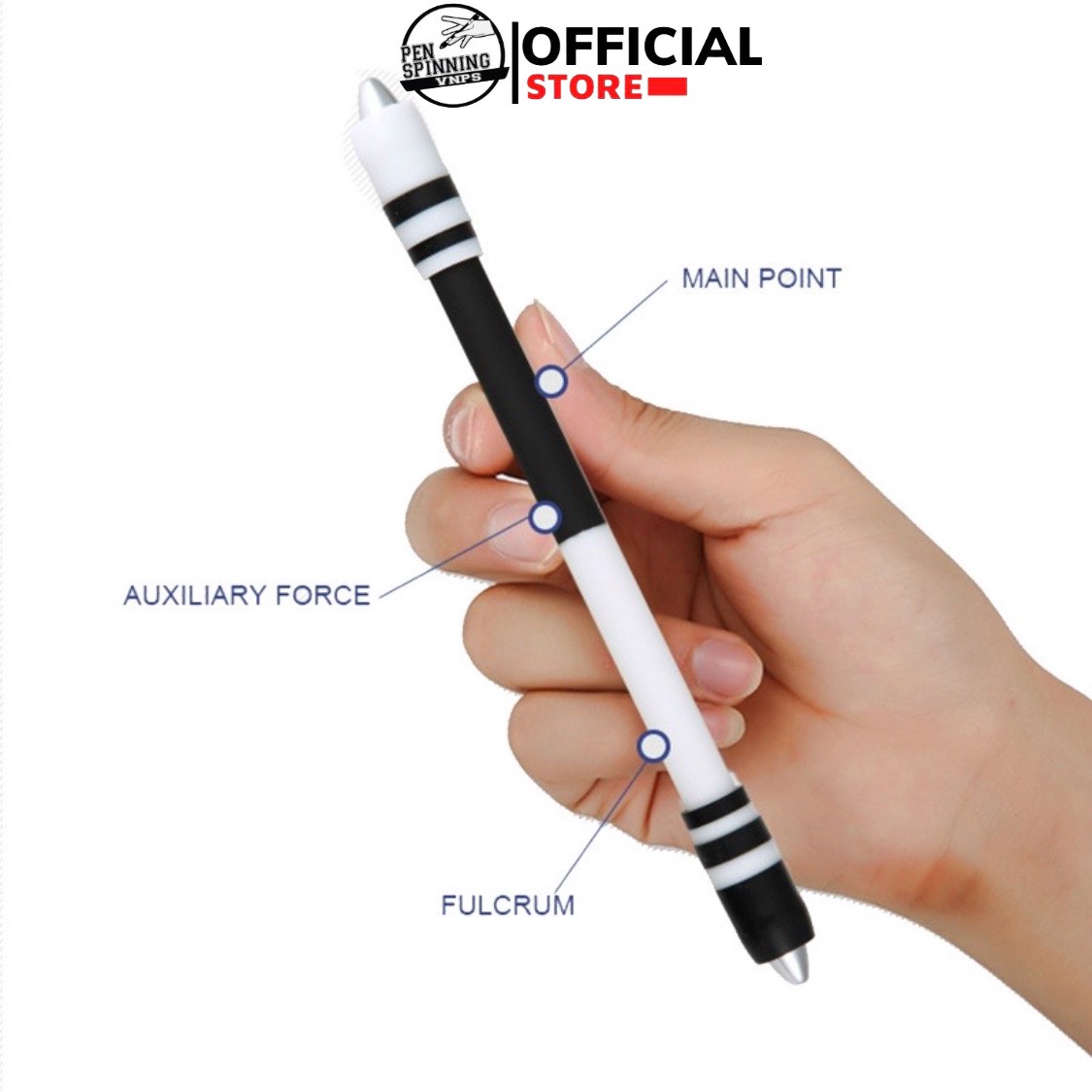 Bút quay pen spinning nghệ thuật trò chơi giải trí chống trượt cân bằng học sinh, sinh viên