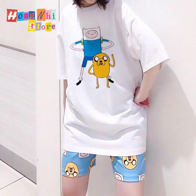 Quần Short Cartoon Unisex Hình Mặt Vàng - Quần Đùi Hoạt Hình Siêu Cute - MM
