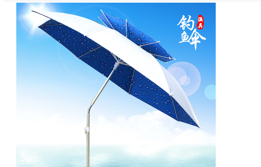 Ô câu cá 2 tầng giọt nước 360 độ 2.0m, 2.2m, 2.4m