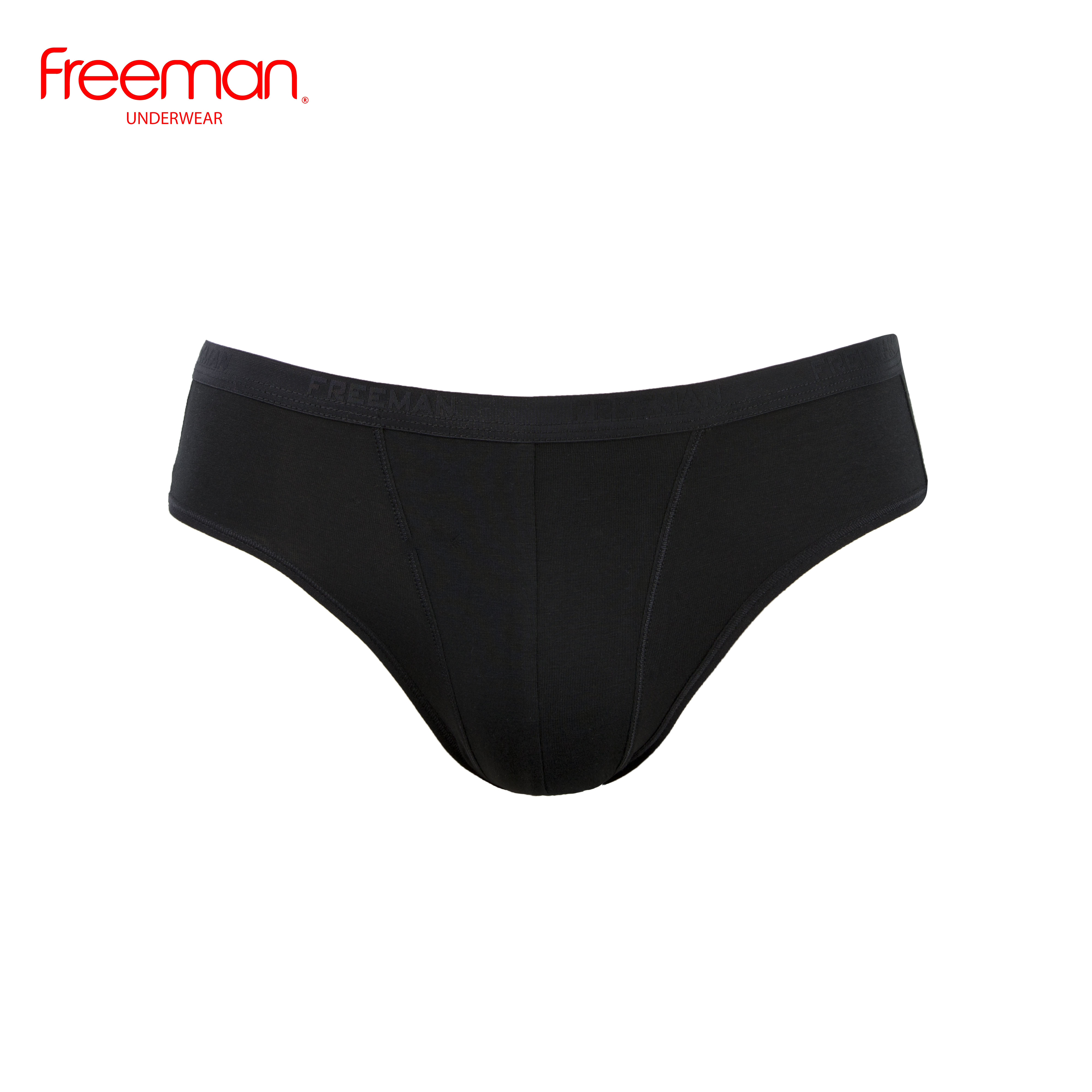 Combo 3 quần lót nam Freeman, chất liệu cotton thấm hút mồ hôi tốt, lưng bản nhỏ thoải mái 6045