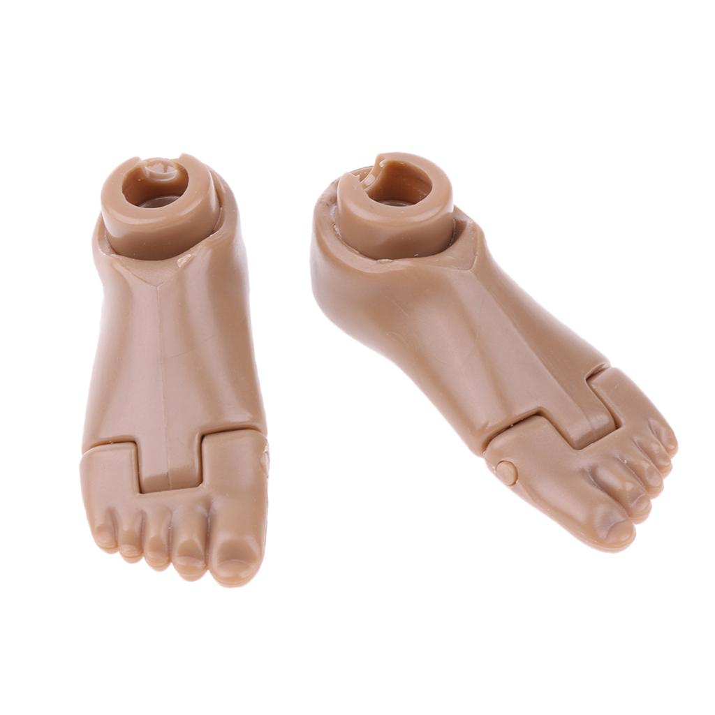 1:6 Đôi Chân Trần & Kết Nối Cho 12 Inch HT TC TTL Nhân Vật Hành Động Cơ Thể Đồ Chơi Búp Bê