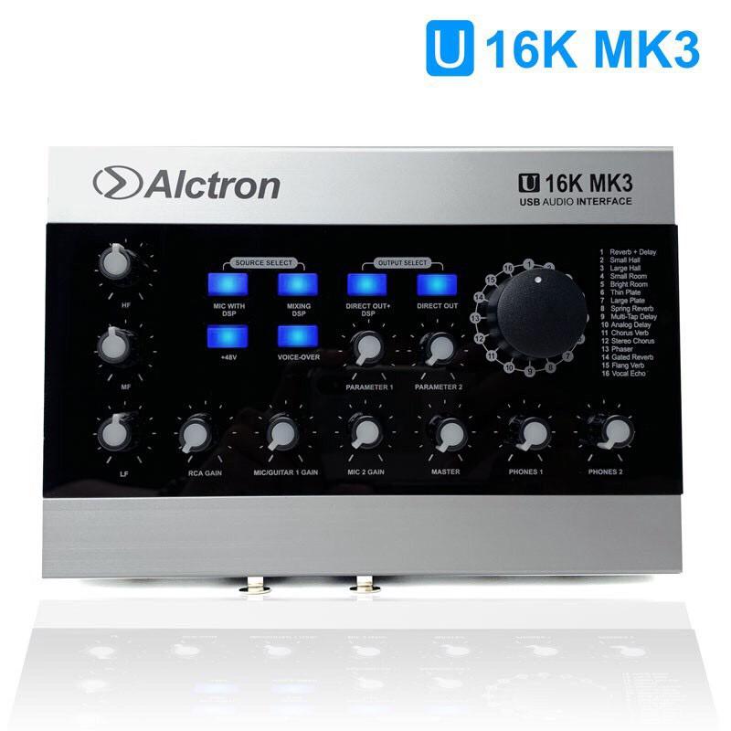 Sound Card Alctron U16k MK3 hát thu âm, live stream fb,bigo, karaoke - chất lượng âm thanh vượt trội