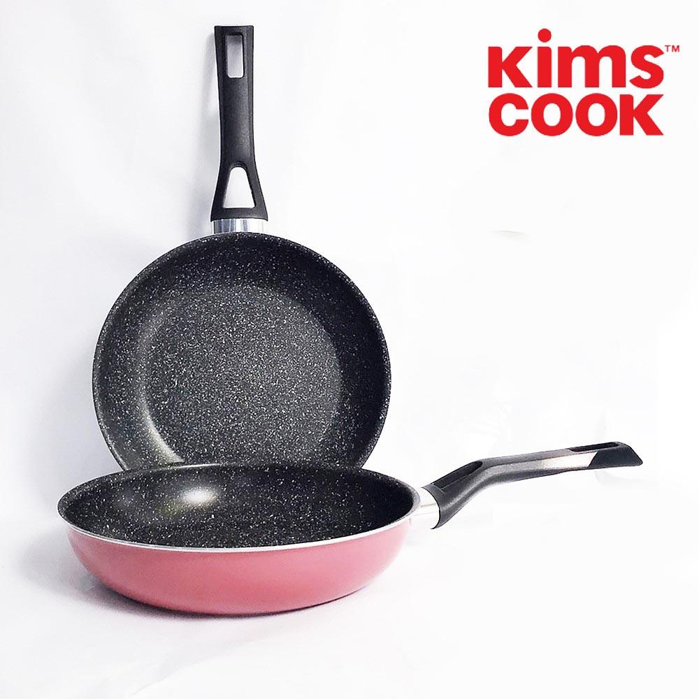 Chảo Easy Cook hợp kim nhôm chống dính vân đá đáy từ KIMS COOK 20cm