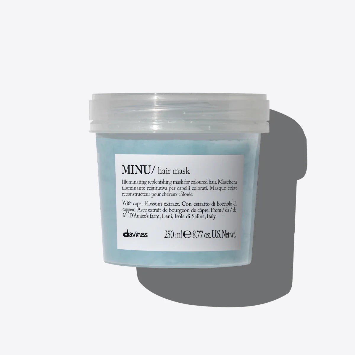 Kem ủ Davines Minu Hair Mask giữ màu tóc nhuộm chính hãng Ý 250ml