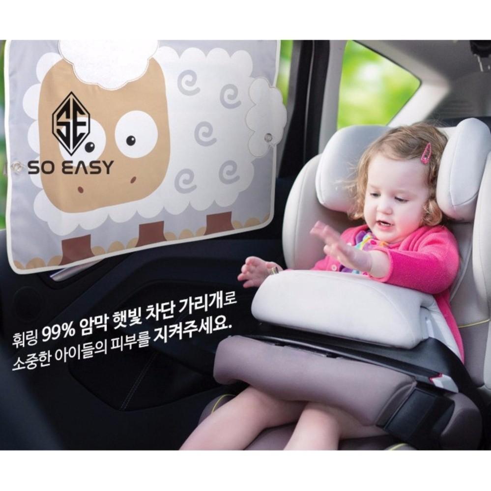 Tấm, miếng, màn che nắng cửa sổ 3 lớp, hình hoạt hình dễ thương CUTE cho xe hơi, xe ô tô – TCN02