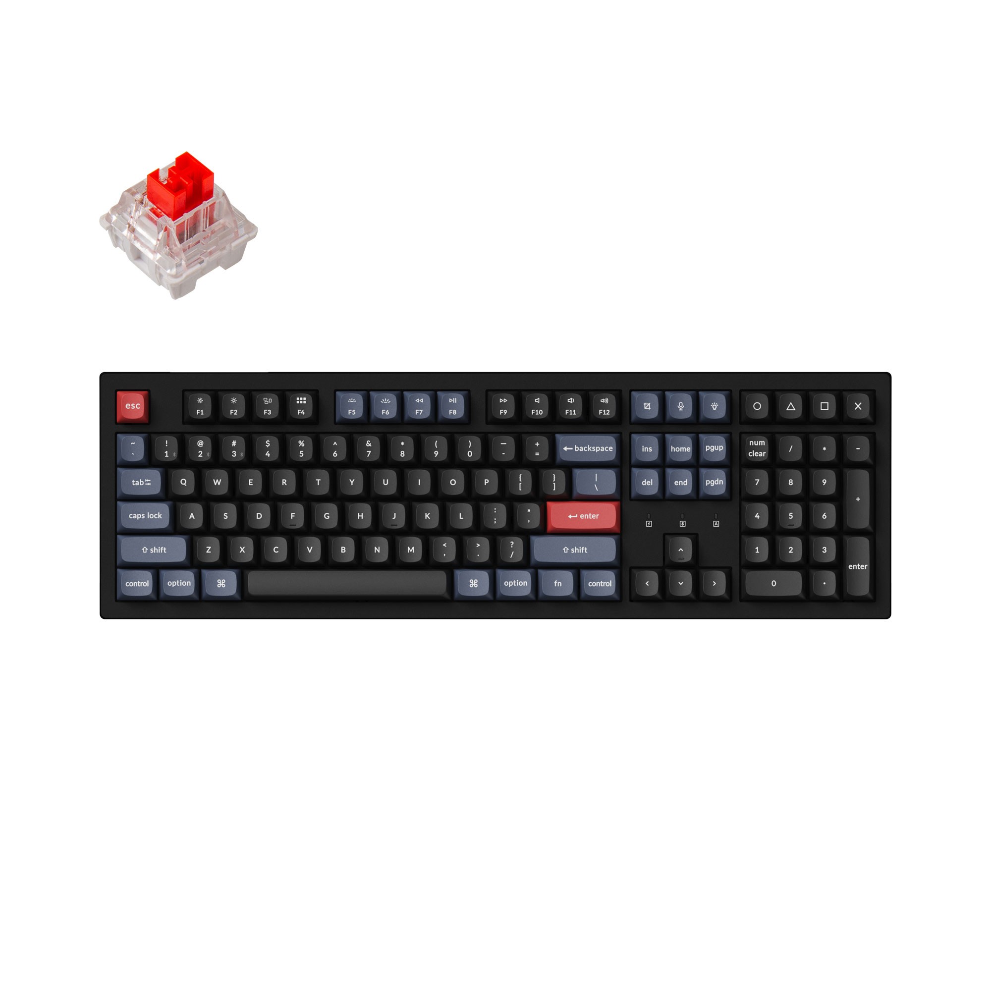 Bàn Phím Cơ Không Dây Keychron K10 Pro - Bản Full - Led RGB - Hotswap - Keychron K Pro - Hàng Chính Hãng