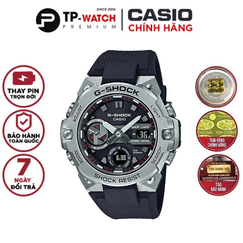 Đồng Hồ Nam Casio G-Shock GST-B400-1ADR Bluetooth - Pin Năng Lượng Mặt Trời - GST-B400-1A Chính Hãng