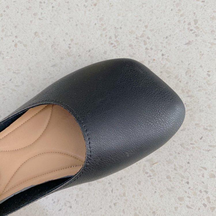 Giày búp bê đế mềm mũi vuông thời trang sành điệu thanh lịch cho nữ