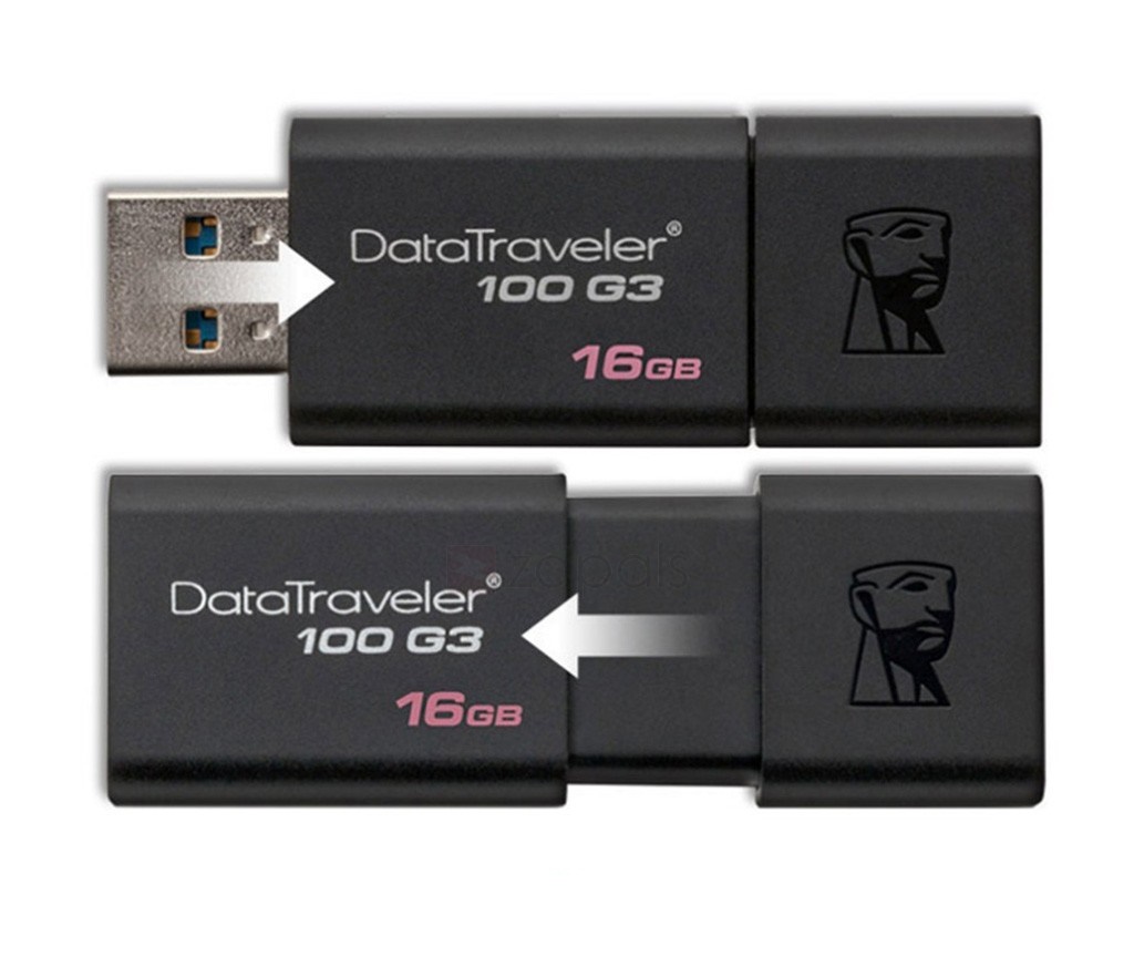 USB 16GB 3.0 Kingston DataTraveler DT100G3 - Hàng Chính Hãng