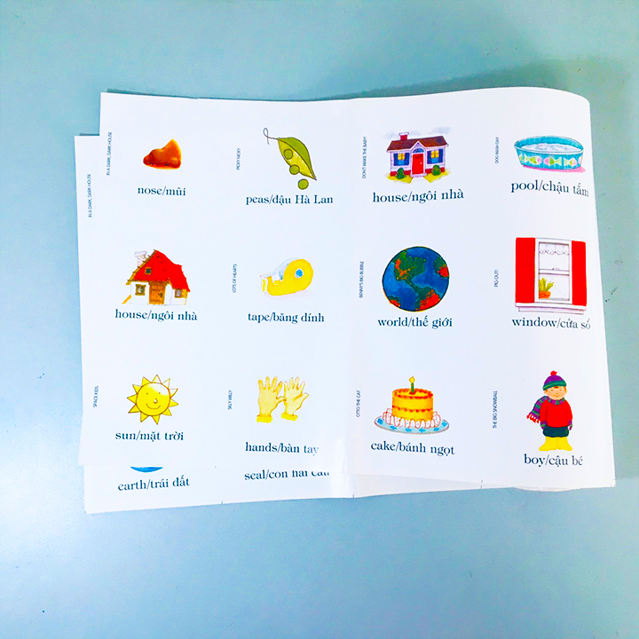 03 Bộ Thẻ Flash Card Thế Giới Xung Quanh - Thẻ Học Thông Minh, Hơn 200 Hình Ảnh Ngộ Nghĩnh