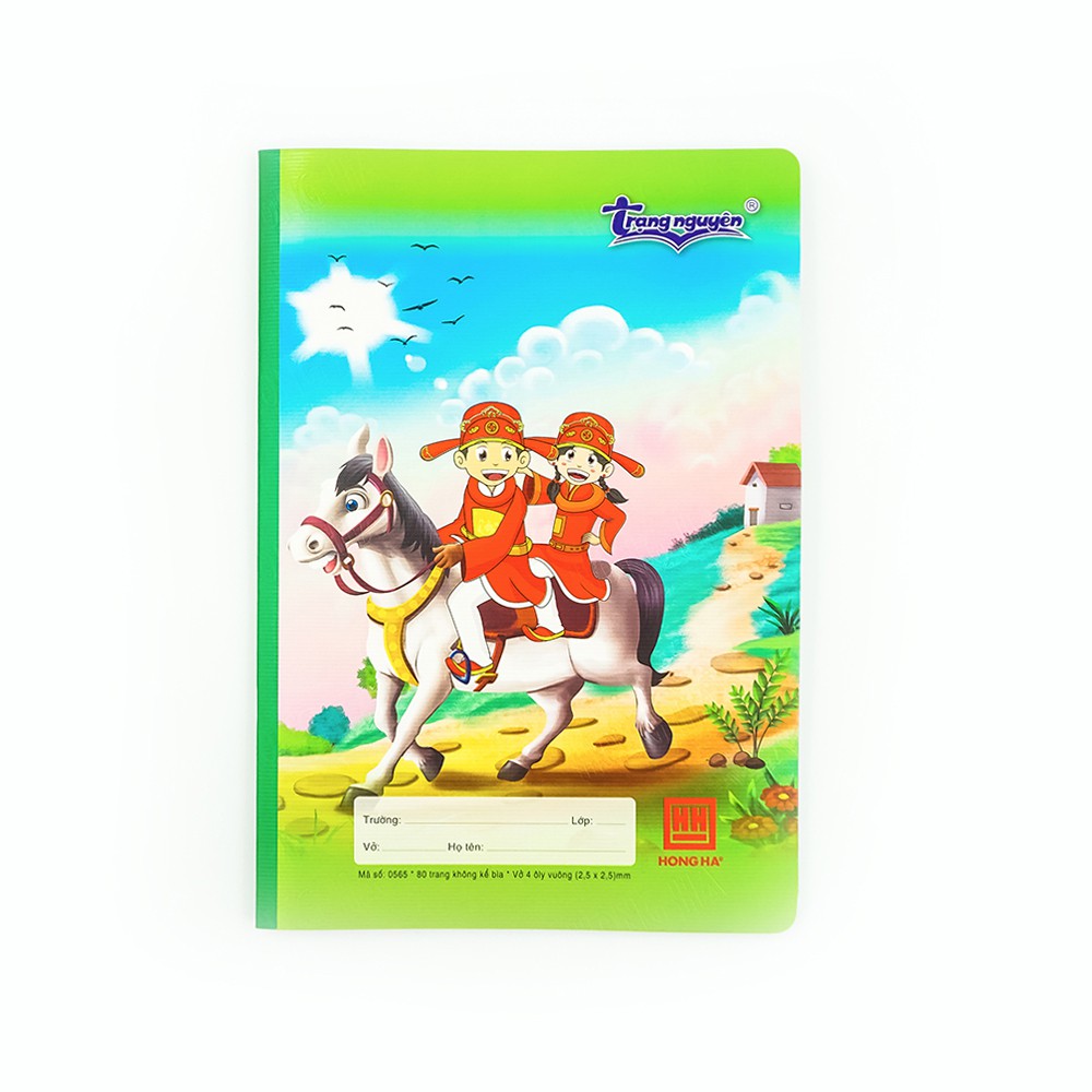 Vở 4 ô ly 80 trang Hồng Hà Chân dung Trạng Nguyên - 0565