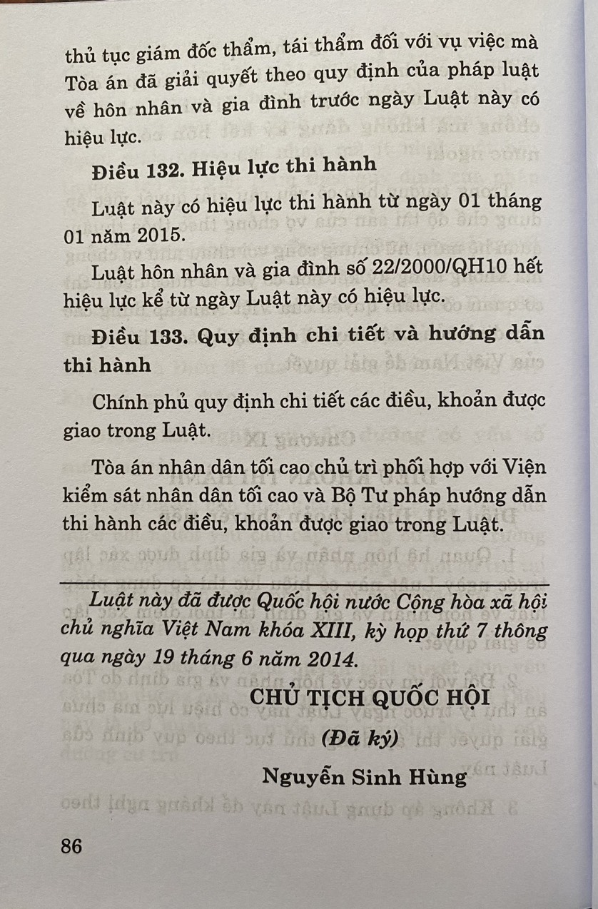 Luật Hôn Nhân Và Gia Đình