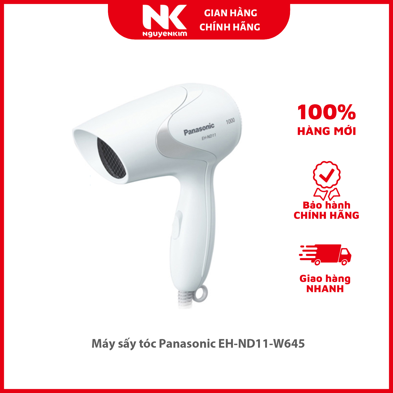 Máy sấy tóc Panasonic EH-ND11-W645 - Hàng chính hãng