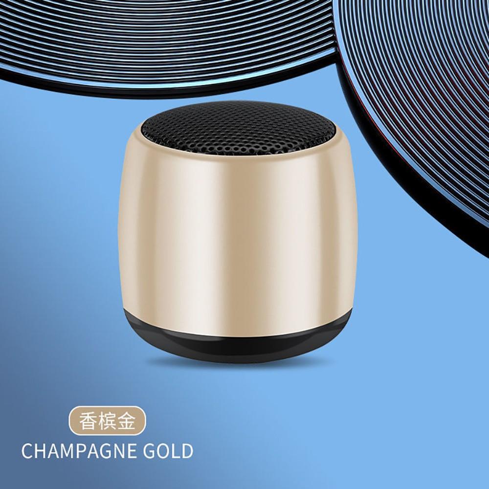 Loa bluetooth không dây nhỏ mini điện thoại di động Subwofer ngoài trời Audio Portable Audio màu: vàng