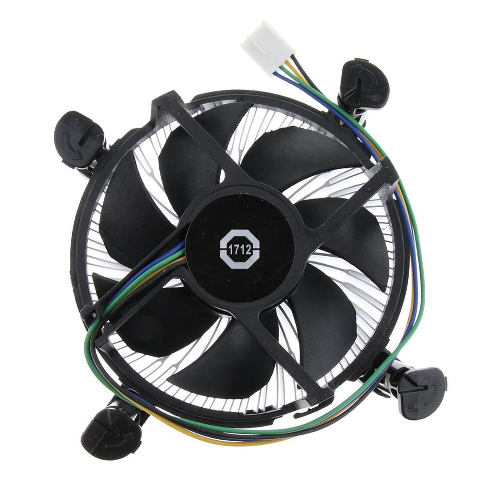 Prettyia Aluminum Cooled Fan 9cm CPU Cooler Heatsink 150K for LGA 775 115X