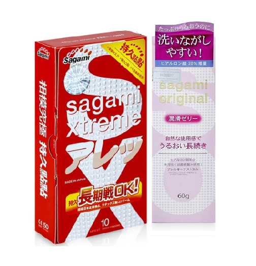 Combo Bcs Kéo Dài Thời Gian Sagami Feel Long + Gel Sagami Original Nhật Bản