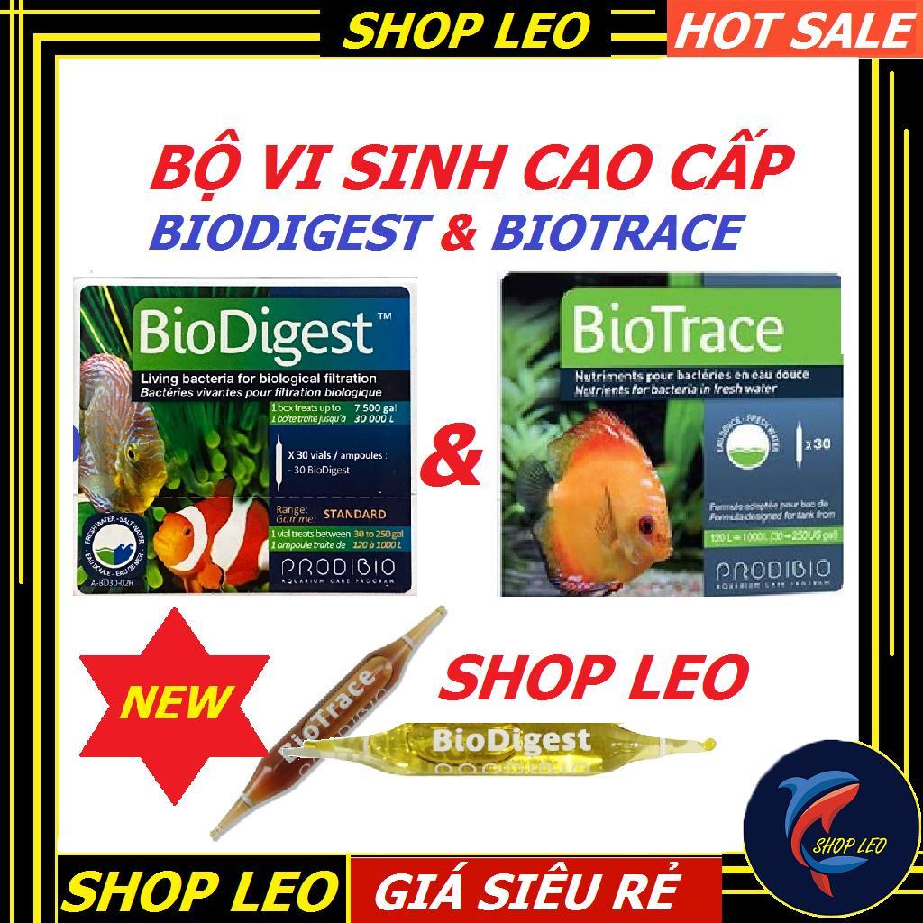 Bộ vi sinh cho hồ cá BioDigest & BioTrace - Khởi tạo hệ vi sinh cho bể cá thuỷ sinh, hồ cá biển - shopleo
