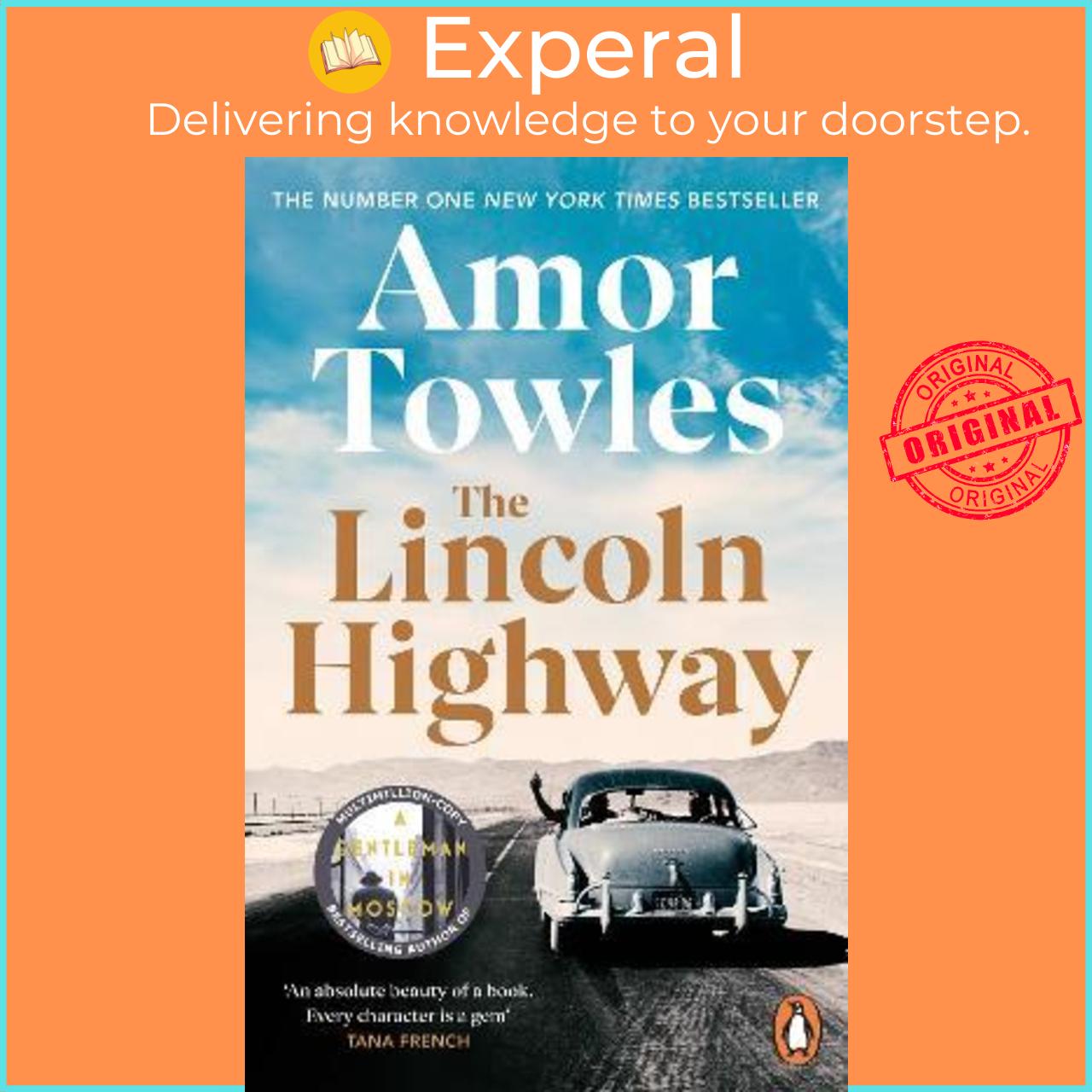 Sách - The Lincoln Highway : A New York Times Number One Bestseller by Amor Towles (UK edition, paperback)