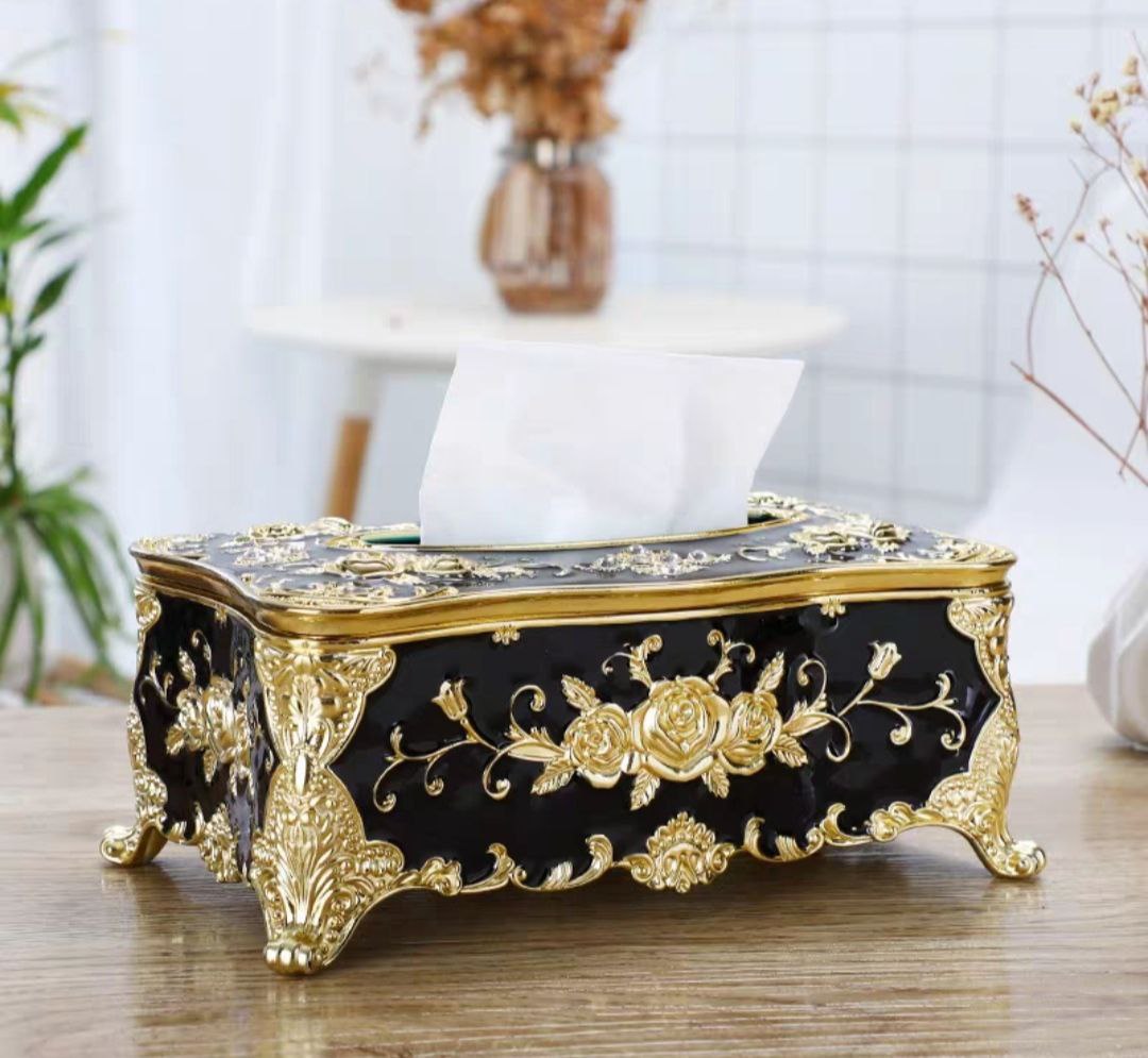 Hộp khăn giấy Hợp kim chữ nhật 76101C