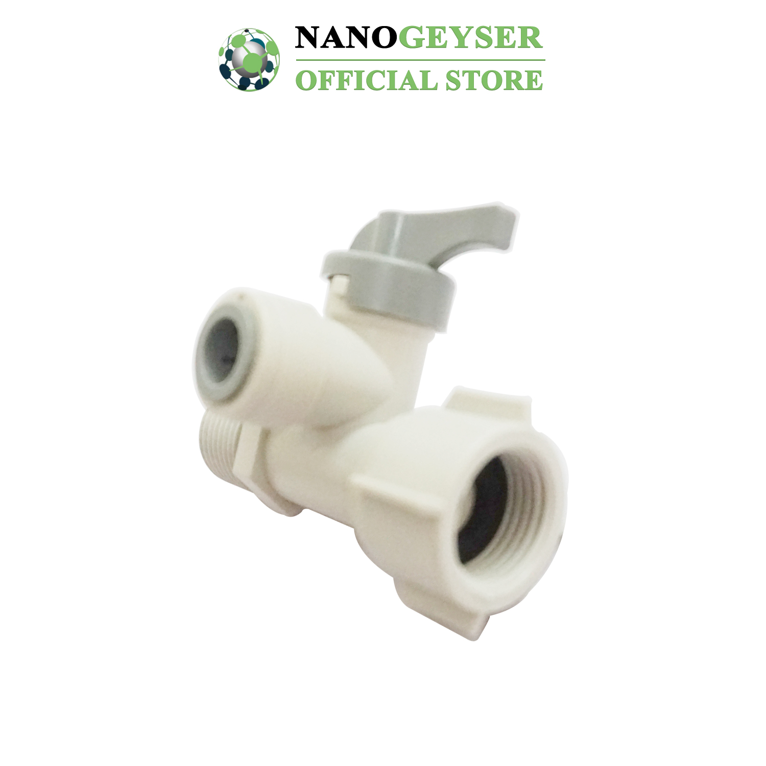 Khẩu khoá máy lọc nước Nano Geyser, Khoá chia nước, khoá nước đầu vào máy lọc nước - Hàng Chính Hãng