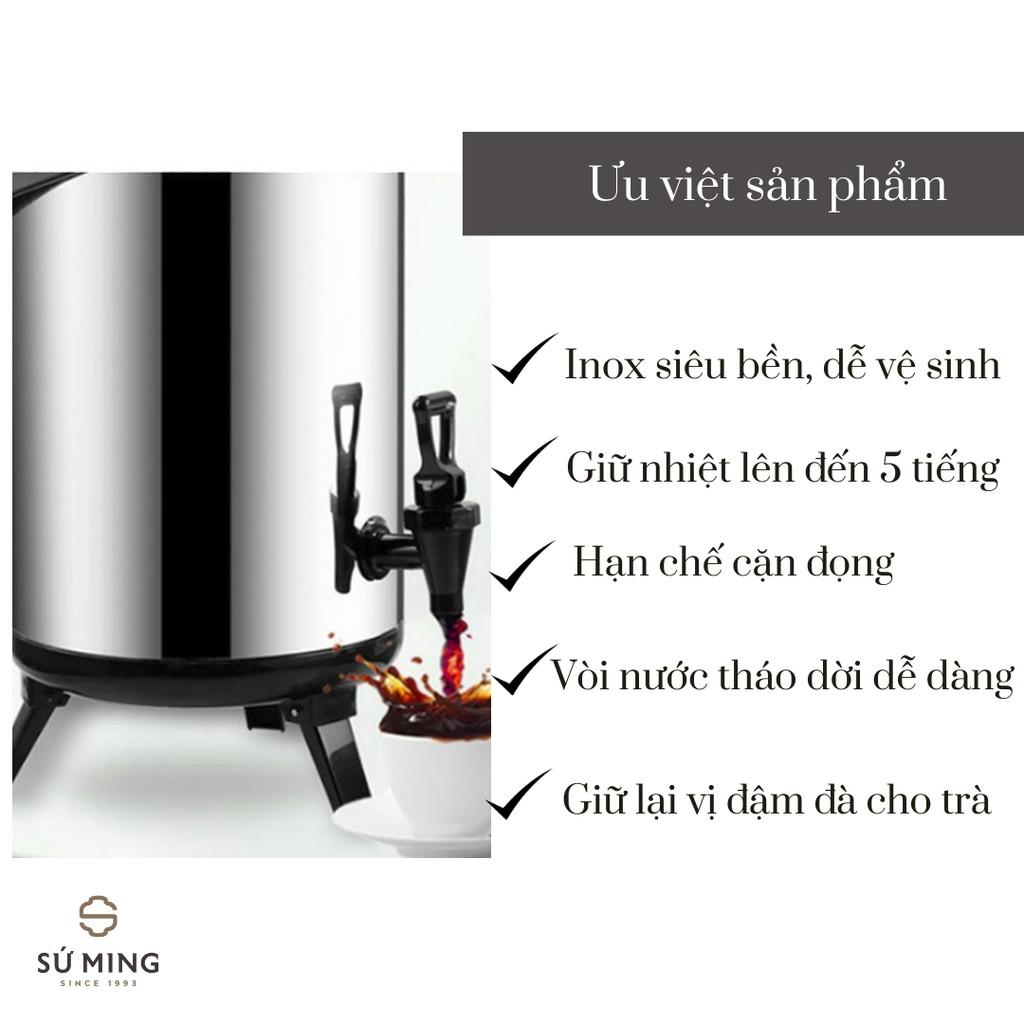 Bình ủ trà giữ nhiệt lâu, ĐỦ CỠ 6L 8L 10L 12L giao hàng nhanh