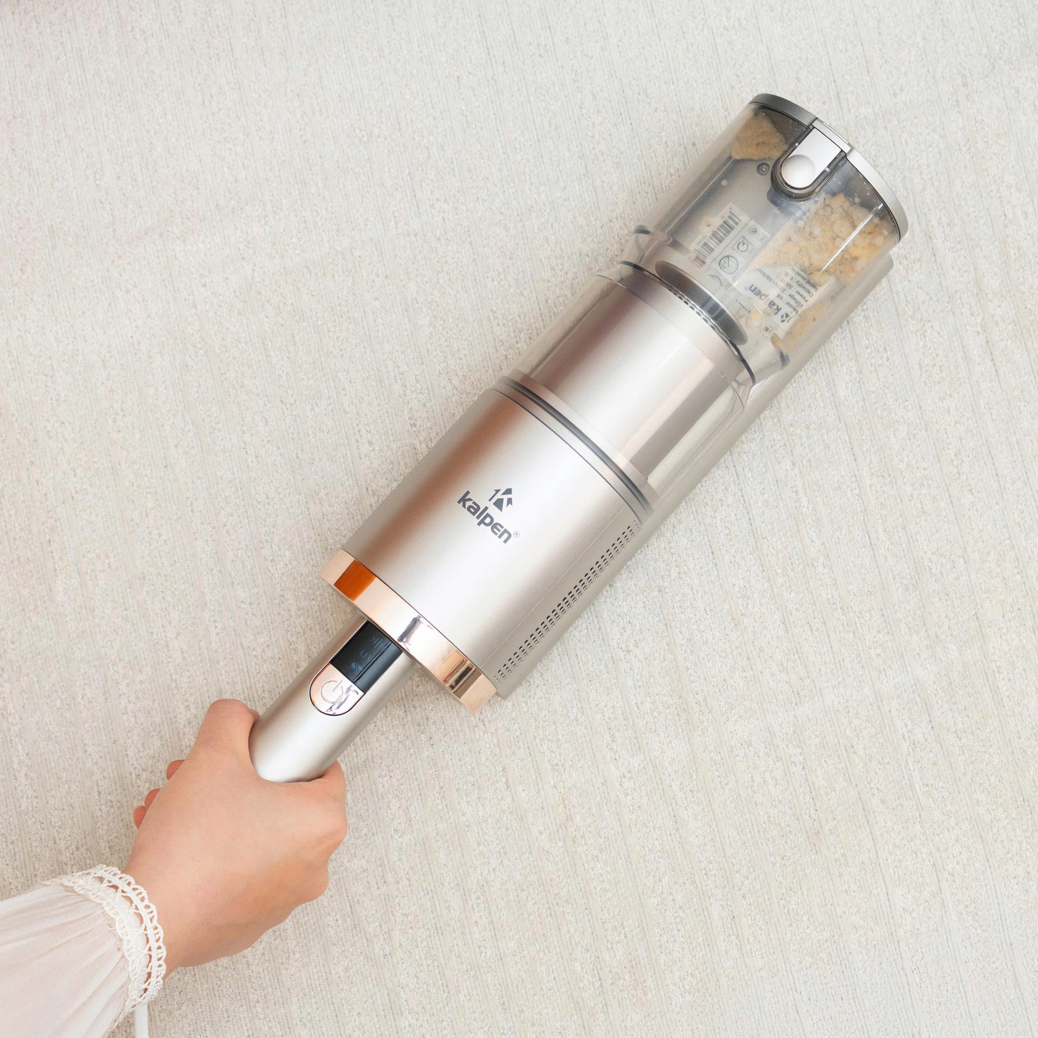 Máy hút bụi giường nệm diệt khuẩn UV Kalpen V4 lực hút 13kPa, - Hàng chính hãng