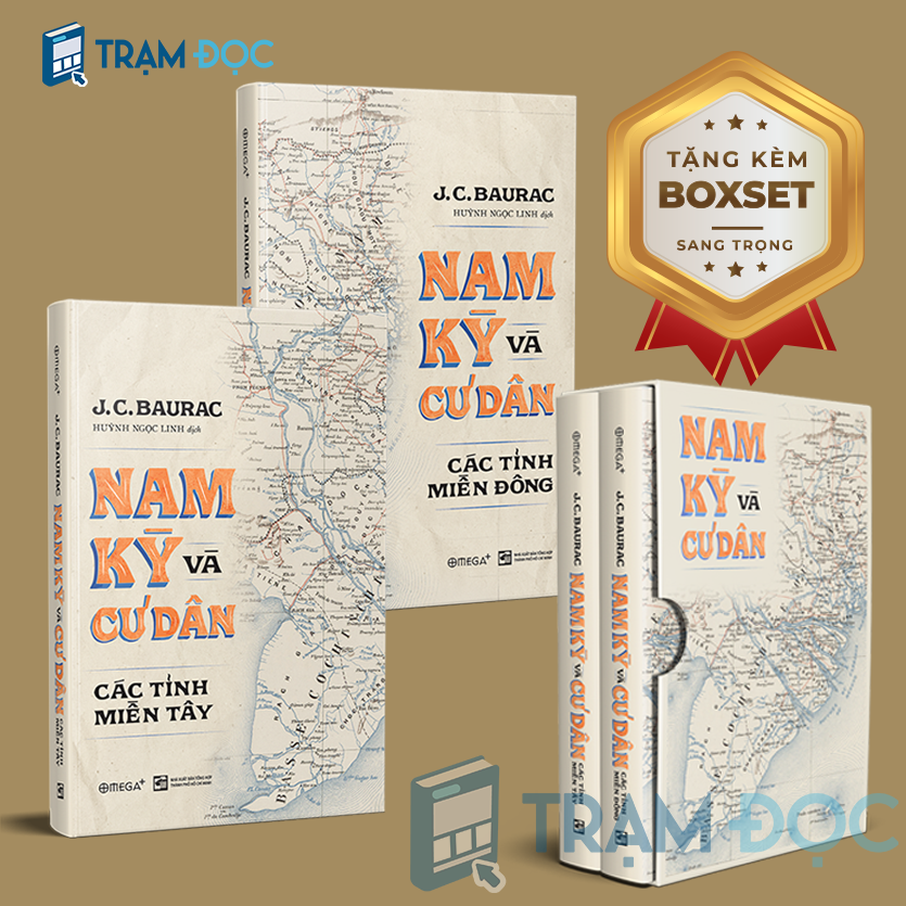 Trạm Đọc Official | Nam Kỳ Và Cư Dân ( 2 cuốn - tặng kèm boxset )