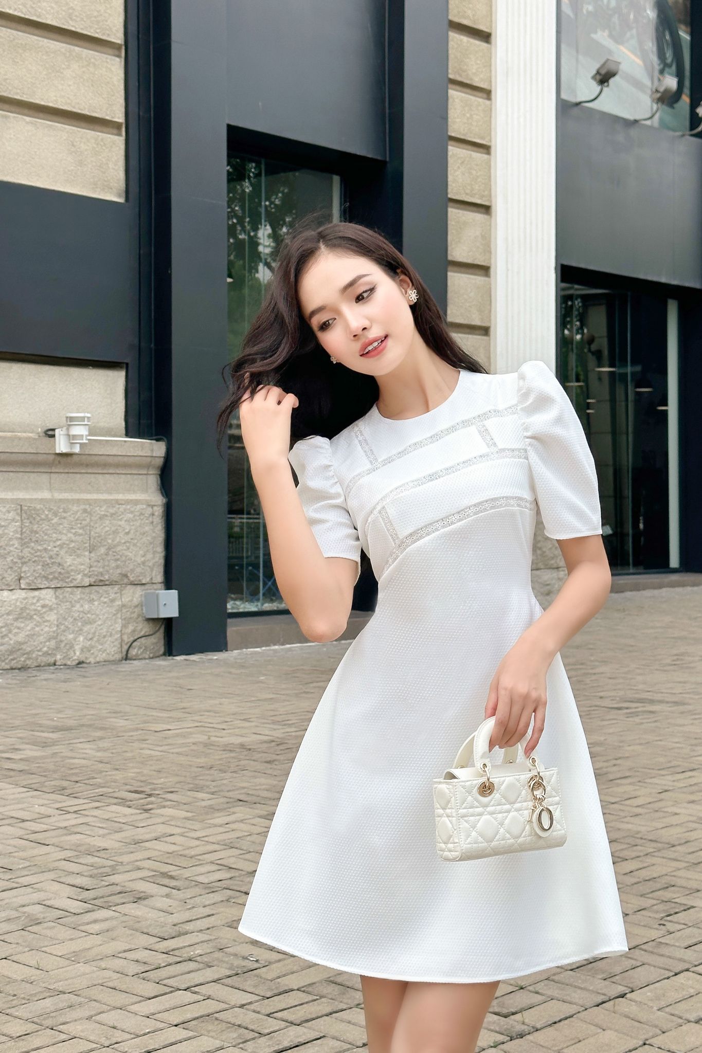 OLV - Đầm Eliza Puff Dress