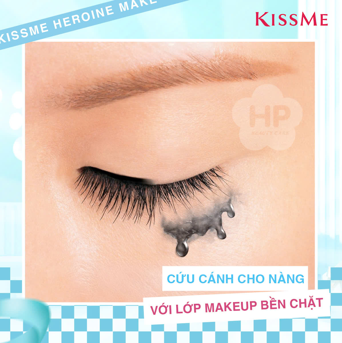 Set Vỉ Mascara Nâng Rậm Dày Mi Và Mascara Tẩy Trang Mi Kissme Heroine Make (Set 2 cây)