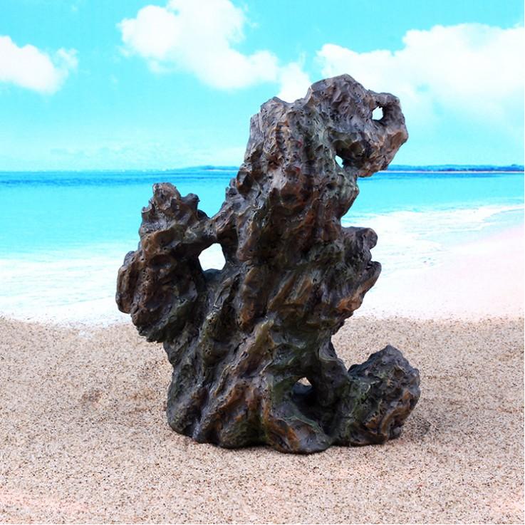 Mô hình non bộ dáng quái thạch cao 12 x 5.5 x 13.5cm dùng trang trí bể thủy sinh, tiểu cảnh, terrarium, DIY
