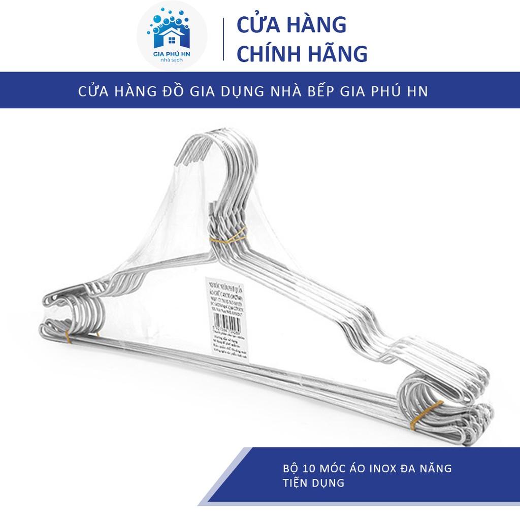 Bộ 10 Móc Áo Inox Cam Kết Chất Lượng Móc Áo Đa Năng Tiện Dụng