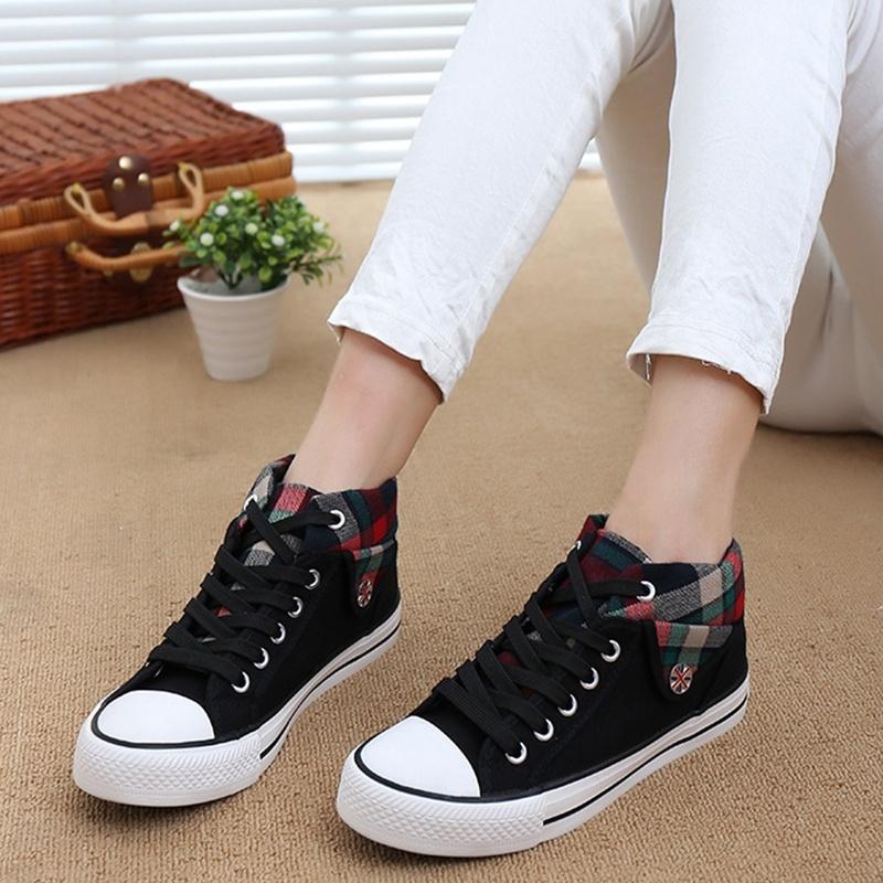 Women Casual Sport Breathable Canvas Shoes