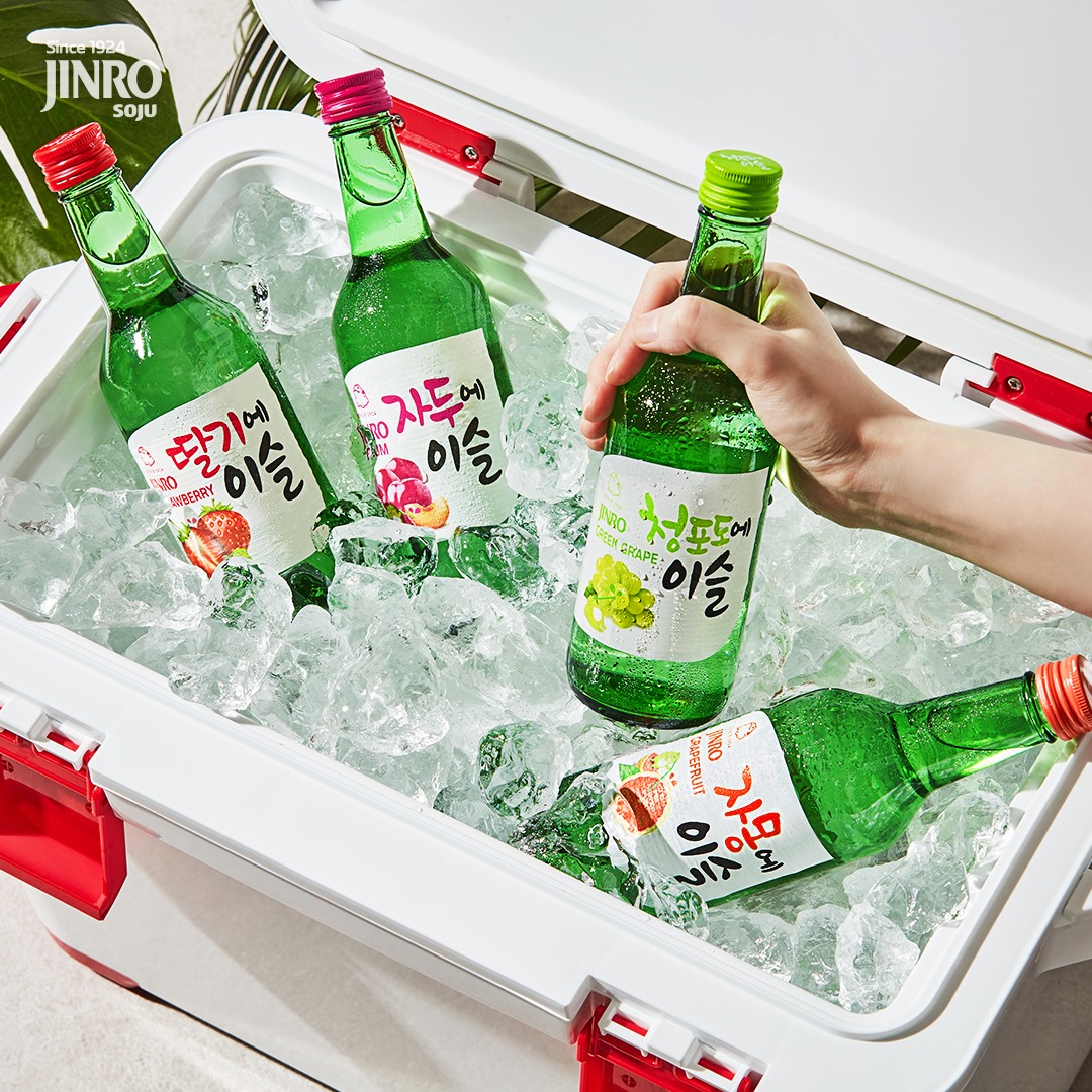 Soju Hàn Quốc JINRO VỊ MẬN 360ml - Combo 6 chai
