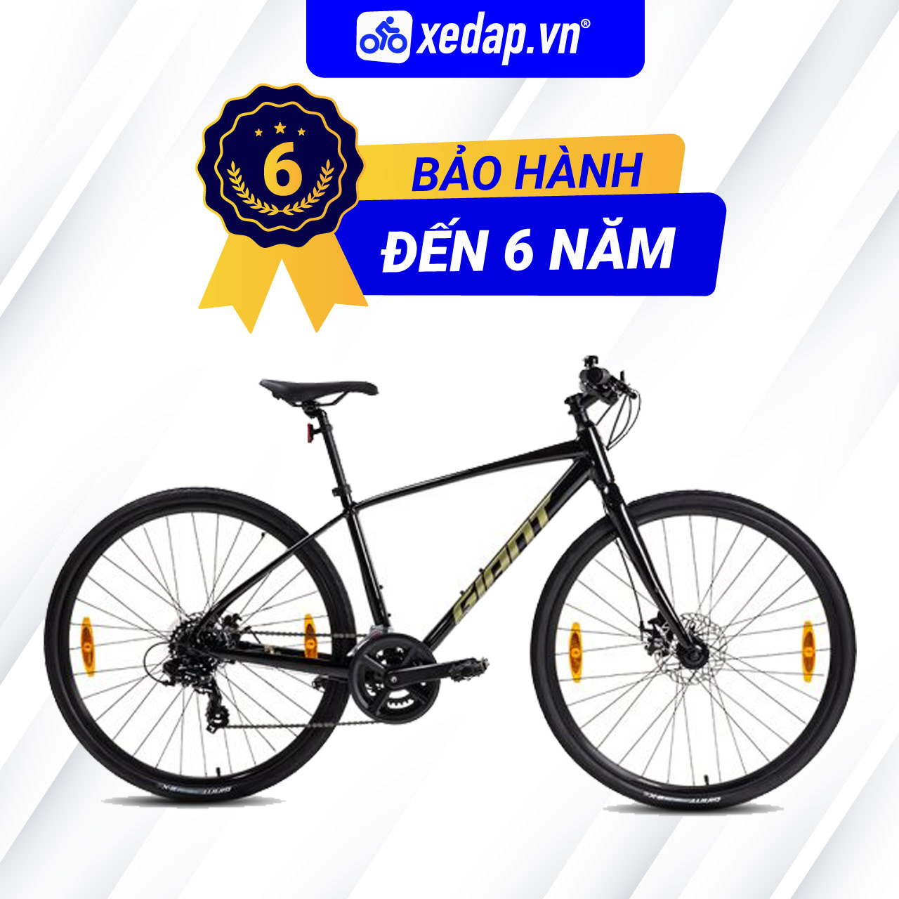 Xe Đạp Thể Thao Đường Phố Touring GIANT Escape 3 Disc – Phanh Đĩa, Bánh 700C – 2024