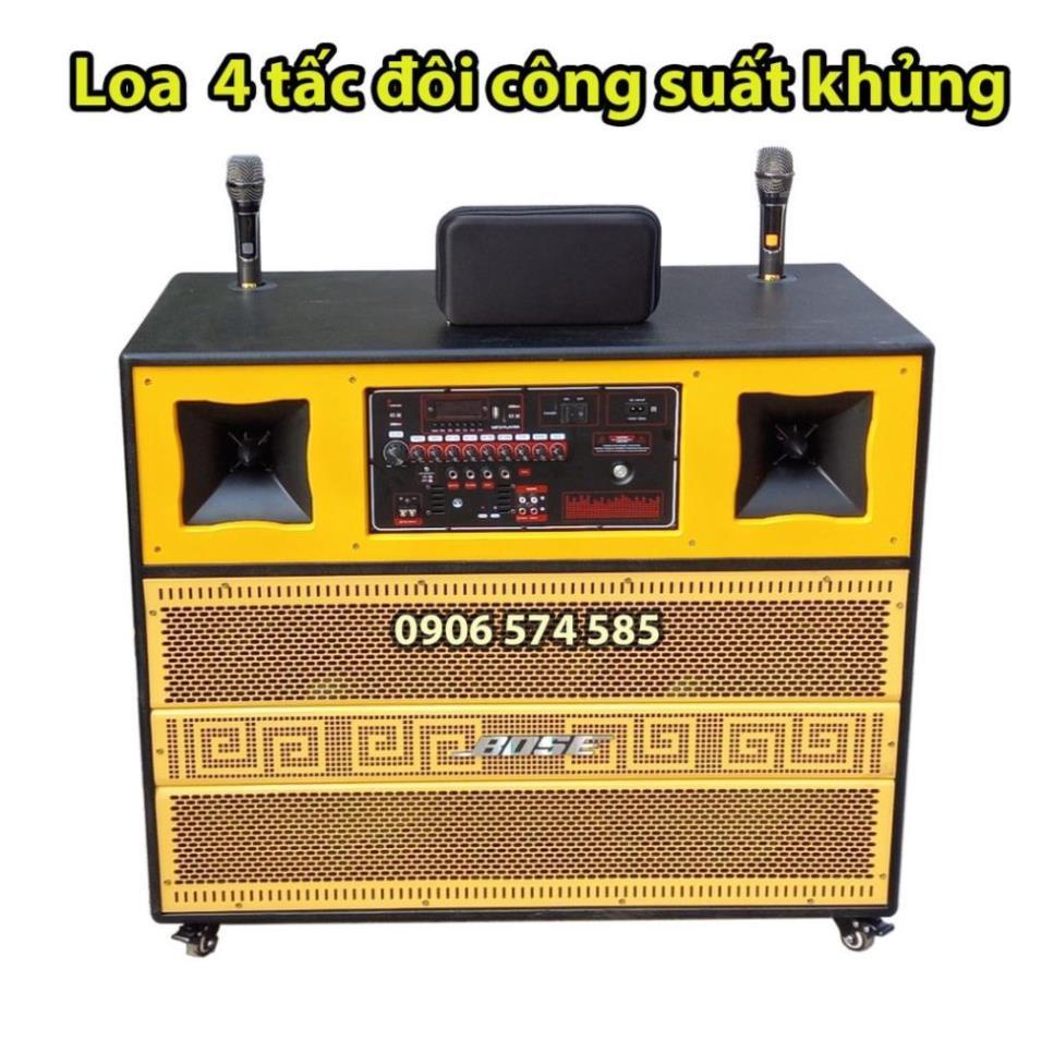 0357628205 Loa kéo khủng bass 4 tấc đôi công suất cực mạnh, Loa kéo bình 4 tấc đôi 0357628205