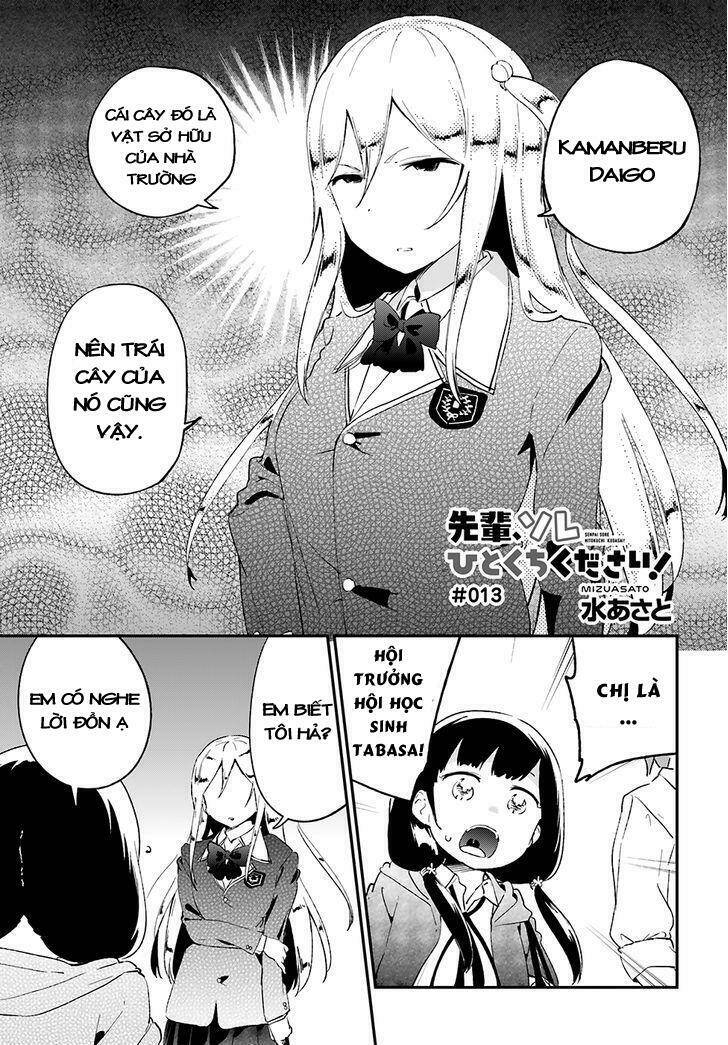 senpai, sore hitokuchi kudasai! chapter 13 3