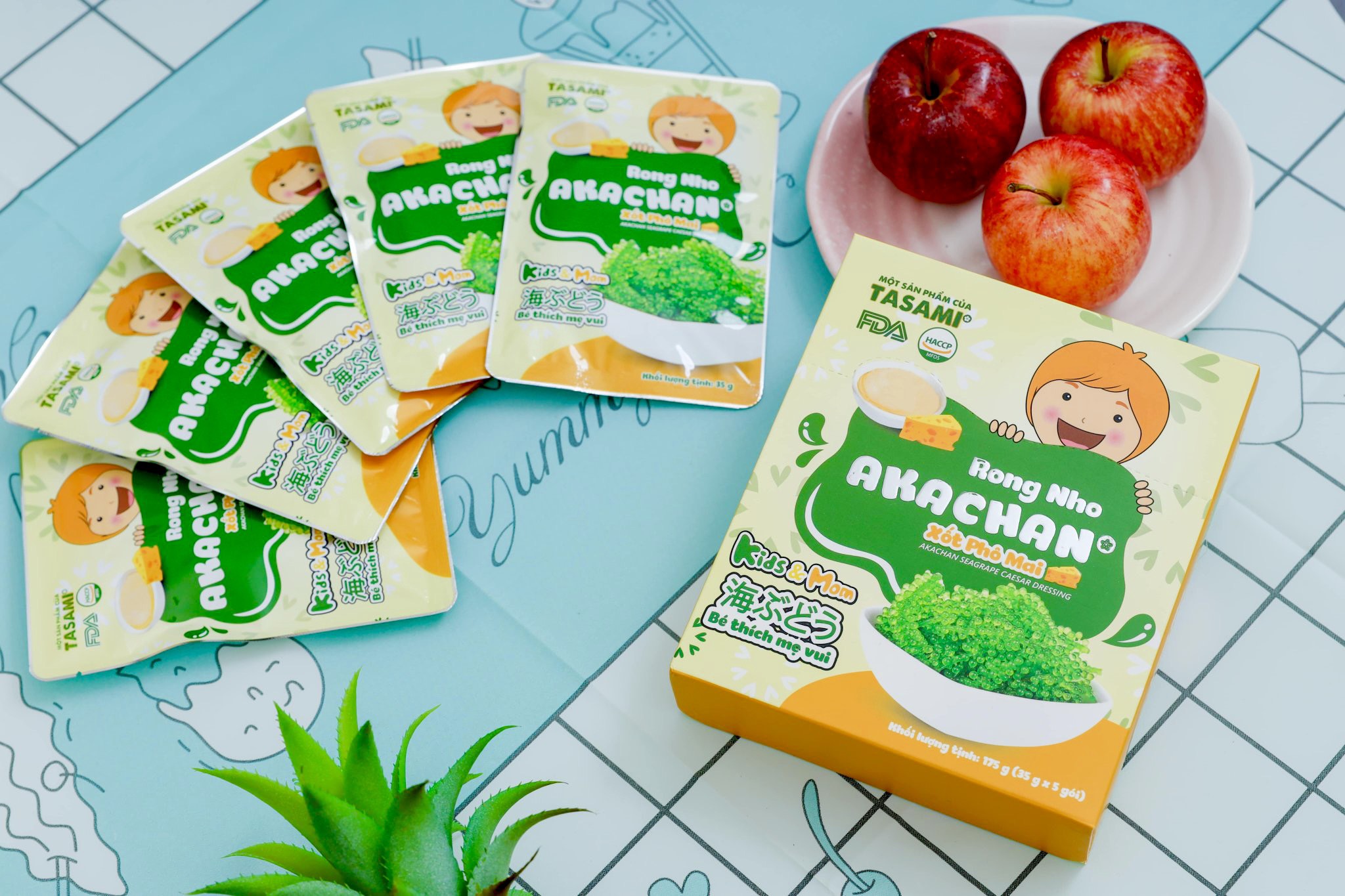 Rong Nho Tách Nước AKACHAN Xốt Phomai Cho Bé Ngọt Dịu