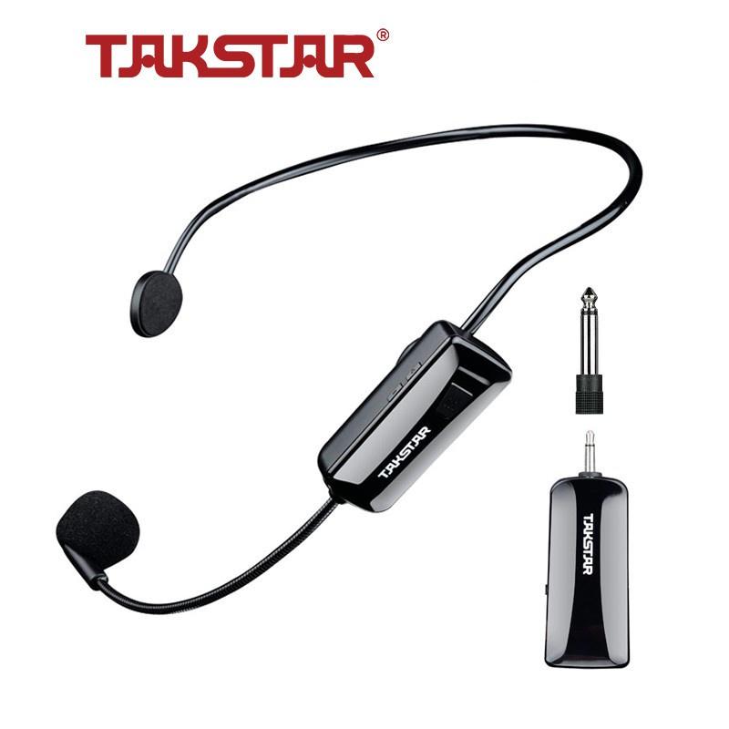 Mic Không Dây Cài Đầu Takstar HM200W Chuyên Sử Dụng Hội Họp , Sự Kiện , Giảng Dạy , Tuyên Truyền , Quảng Cáo